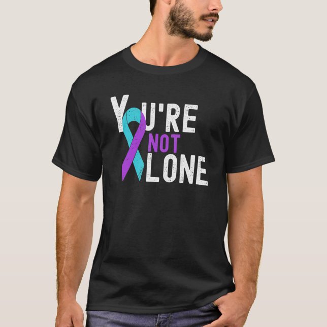 T-shirt Semaine de prévention du suicide Sensibilisation V (Devant)