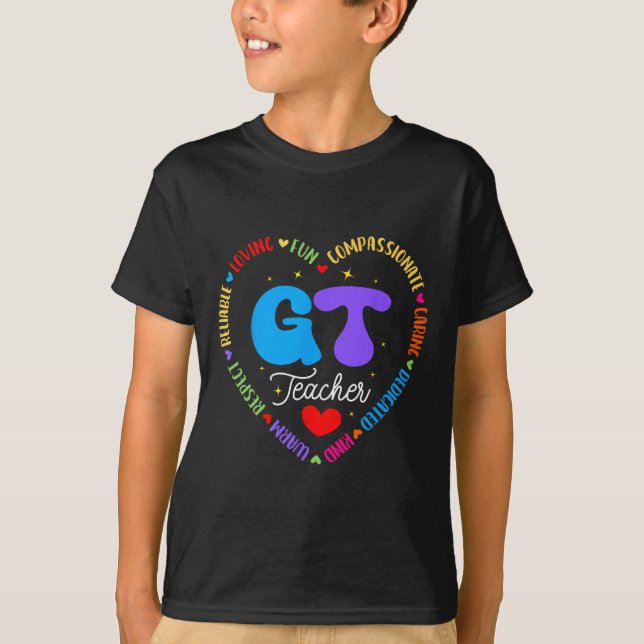 T-shirt Semaine de reconnaissance des enseignants doués et (Devant)
