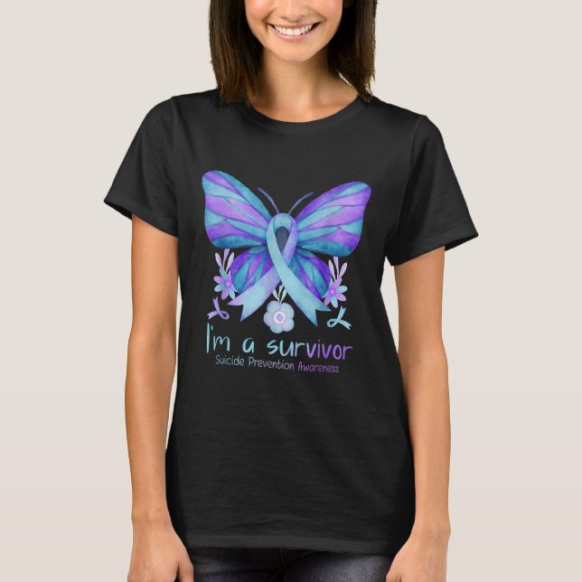 T-shirt Semaine de sensibilisation à la prévention du suic (Devant)