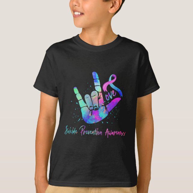 T-shirt Semaine de sensibilisation à la prévention du suic (Devant)