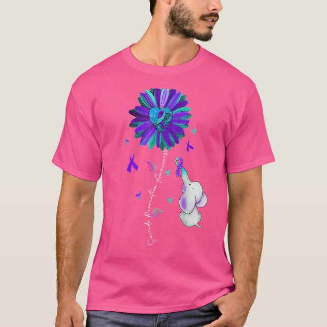 T-shirt Semaine de sensibilisation à la prévention du suic (Devant)