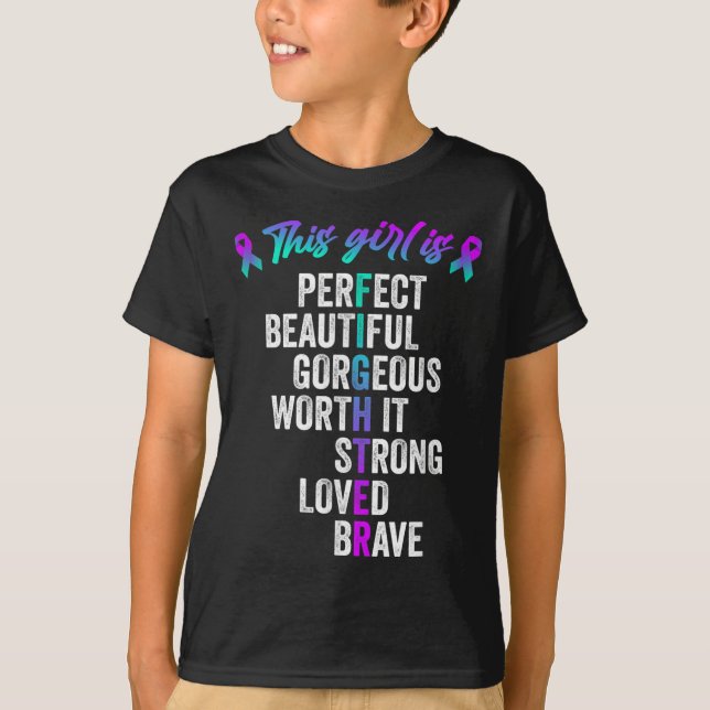 T-shirt Semaine de sensibilisation à la prévention du suic (Devant)