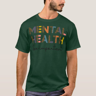 T-shirt Semaine de sensibilisation à la santé mentale mois