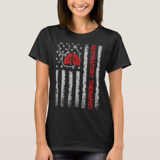 T-shirt Semaine de soins respiratoires patriotiques Thvibe
