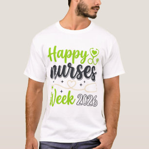 T-shirt Semaine des infirmières heureuses 2026 Stéthoscope