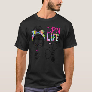 T-shirt Semaine des infirmières Lpn Stéthoscope Tie Dye Ch