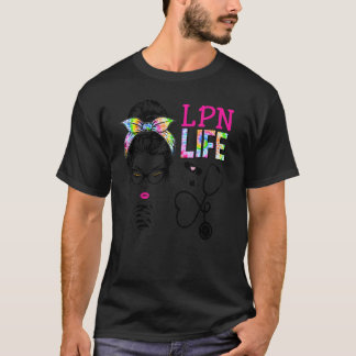 T-shirt Semaine des infirmières Lpn Stéthoscope Tie Dye Ch