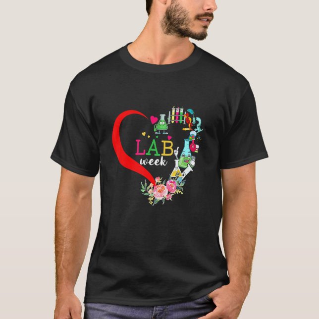 T-shirt Semaine du laboratoire 2022 Technologue en cardiol (Devant)