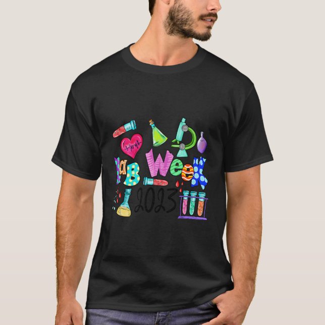 T-shirt Semaine du laboratoire 2023 Technicien Médicale de (Devant)