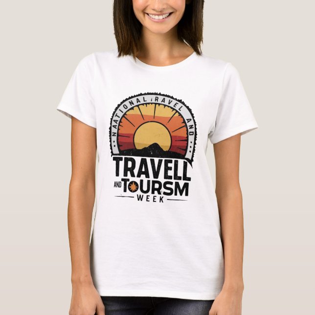 T-shirt Semaine nationale des voyages et du tourisme, Voya (Devant)