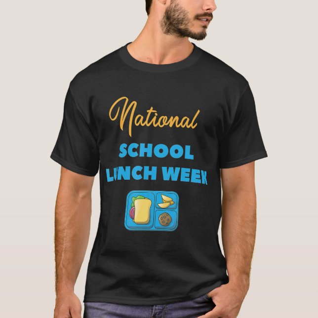 T-shirt Semaine nationale du déjeuner scolaire (Devant)