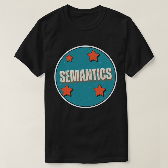 T-shirt Sémantique (Design devant)