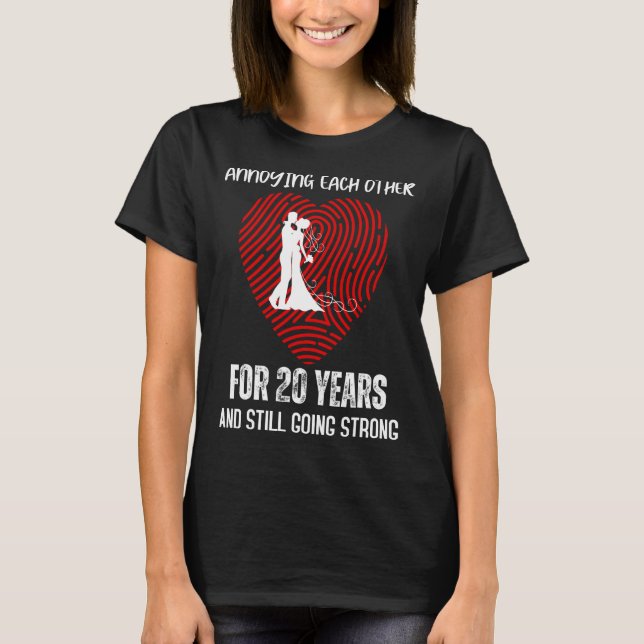 T-shirt S'embêter pendant 20 ans et continuer (Devant)