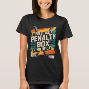 T-shirt Semble être une pénalité Joueur de hockey Équipe H
