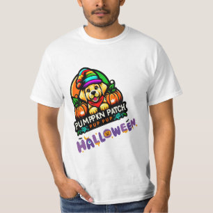 T-shirt Semences de semence de joie Patch Citrouille