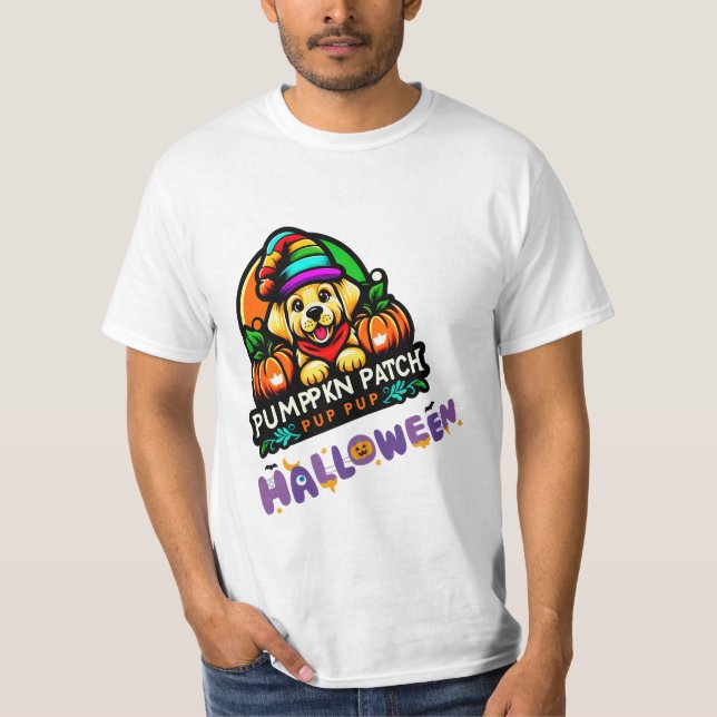 T-shirt Semences de semence de joie Patch Citrouille (Devant)