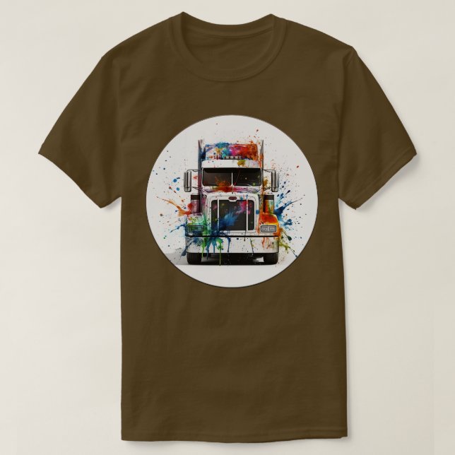 T-shirt Semi-camion (Design devant)