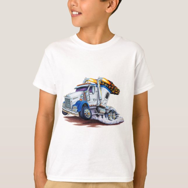 T-shirt Semi camion avec Sleepercab (Devant)