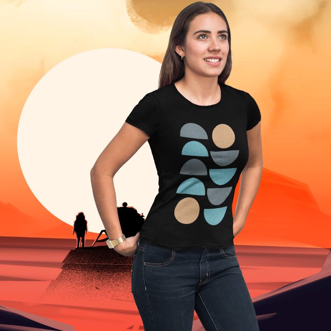 T-shirt Semi-cercle boho minimal (Créateur téléchargé)