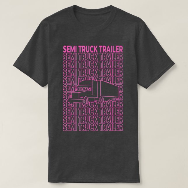 T-shirt Semi-remorque Pastel Aesthetic  (Design devant)
