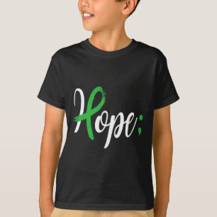 T-shirt Semicolon Hope Mois de sensibilisation à la santé