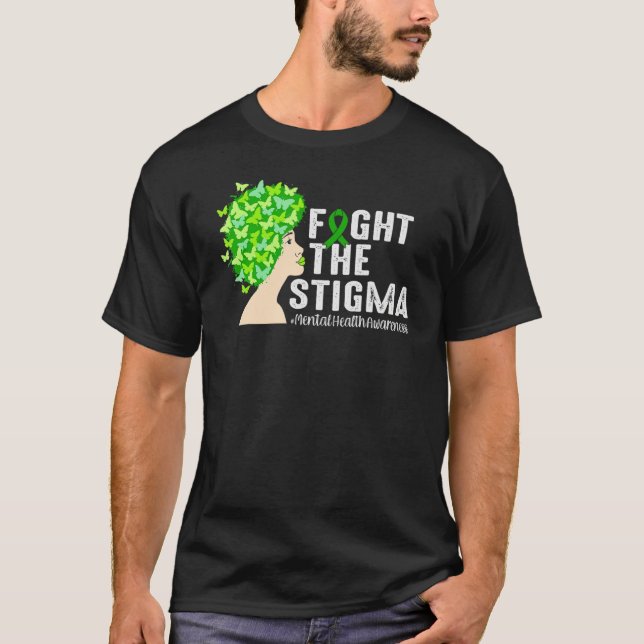 T-shirt Semicolon Mental Health Awareness celerrate neurod (Devant)