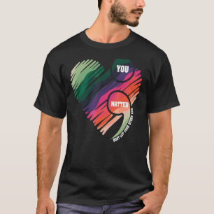 T-shirt Semicolon Sensibilisation à la santé mentale