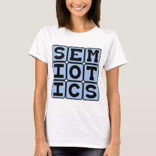 T-shirt Sémiotique, l'étude de la création de sens
