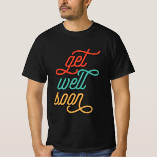 T-shirt S'En Sortir Bientôt Lettres À La Main