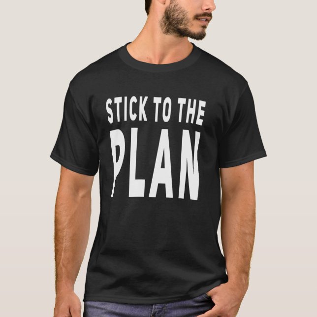 T-SHIRT S'EN TENIR AU PLAN (Devant)