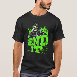 T-shirt Send It Venin Funny Quad Biking Four Wheelers