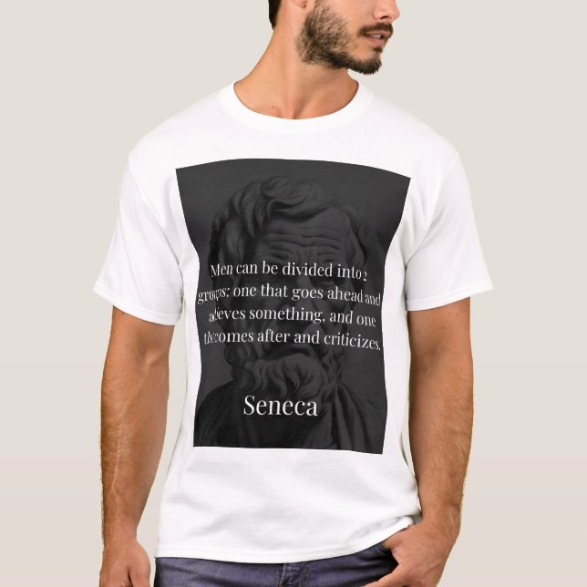 T-shirt Seneca's Division : Les Doers et les Critiques (Devant)