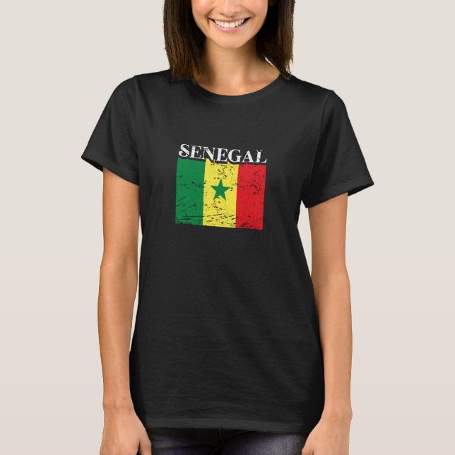 T-shirt Senegal African Pride and Heritage (Devant)