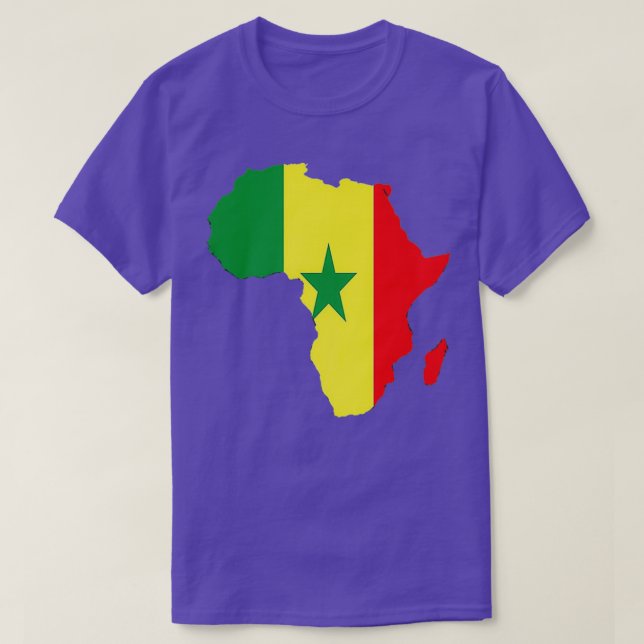T-shirt Sénégal Afrique 2022 (Design devant)