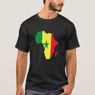 T-shirt Sénégal Afrique Football 2022 Drôle Sénégal Footba