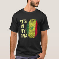 Sénégal Dans Mon Équipe Drapeau Dna Sénégalais Sén