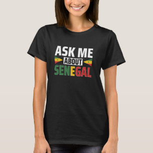 T-shirt Sénégal Drapeau Afrique sénégalaise