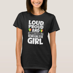 T-shirt Sénégal Drapeau Fiers Sénégalais Hommes & Femmes