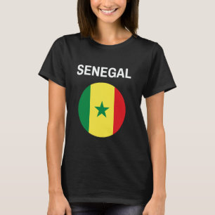 T-shirt Sénégal - Drapeau moderne