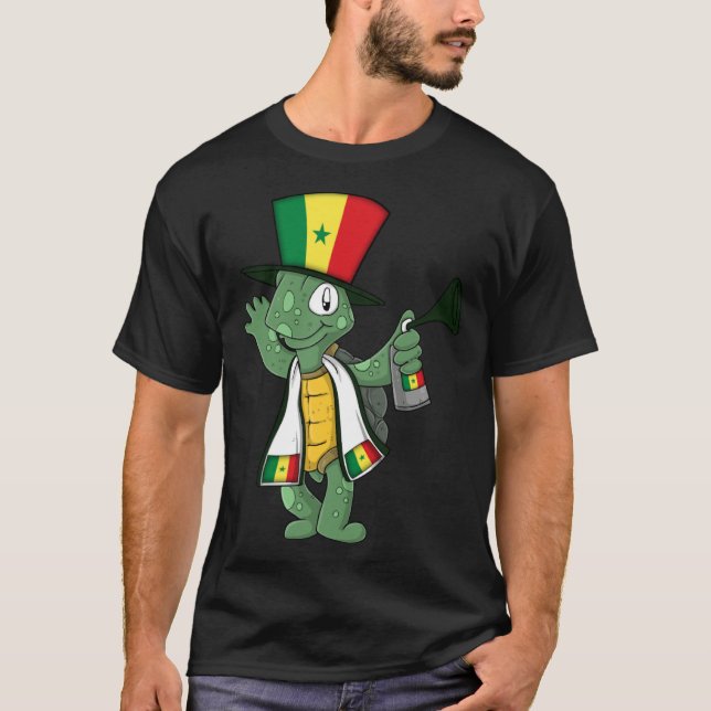 T-shirt Sénégal Fan Tortoise (Devant)