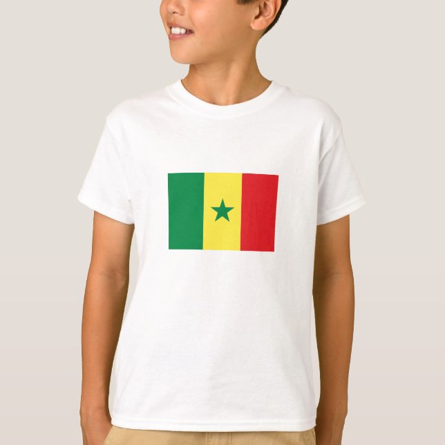 T-shirt Senegal Flag (Devant)
