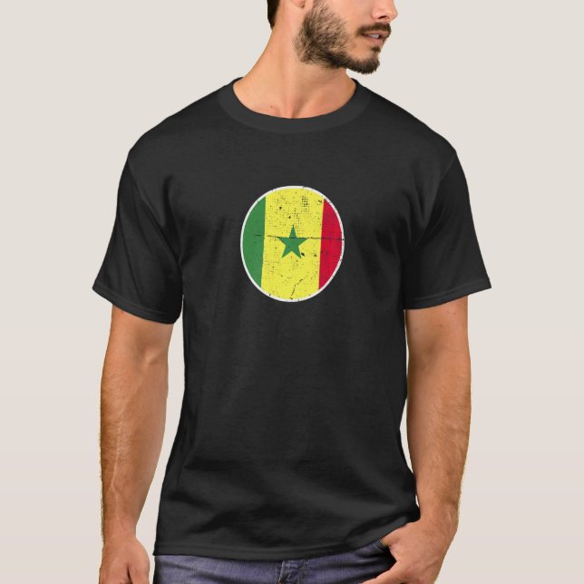 T-shirt Senegal Proud Senegalese Flag   (Devant)
