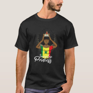 T-shirt Sénégal Sénégalais Afrique de l'Ouest Fière Prince