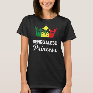 T-shirt Sénégal Sénégalais Afrique de l'Ouest Fière Prince