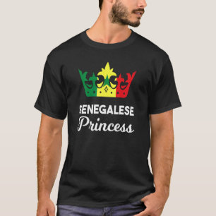 T-shirt Sénégal Sénégalais Afrique de l'Ouest Fière Prince