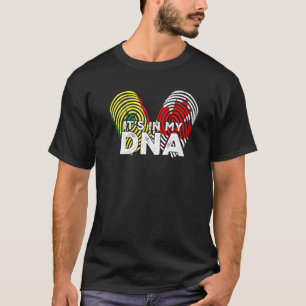 T-shirt Sénégal Sénégalais Canada Drapeau canadien main mé