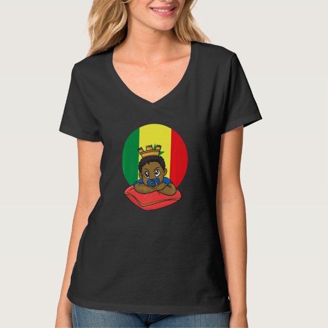 T-shirt Senegal Senegalese West Africa Proud Prince Boy So (Devant)