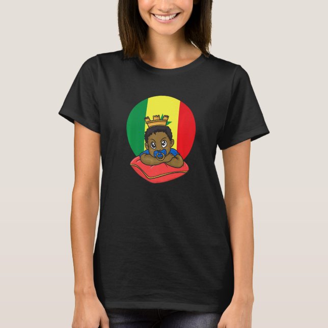 T-shirt Senegal Senegalese West Africa Proud Prince Boy So (Devant)
