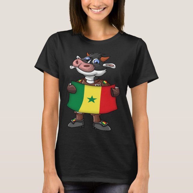 T-shirt Sénégal Ventilateur de vaches (Devant)