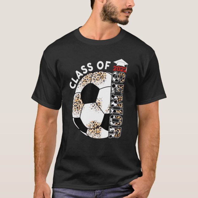 T-shirt Senior 2022 Soccer Player Graduate Class Of 2022 B (Devant)